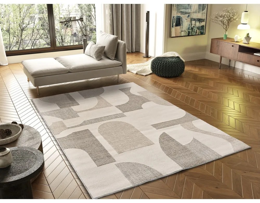 Tappeto beige e crema 120x170 cm Verona - Universal