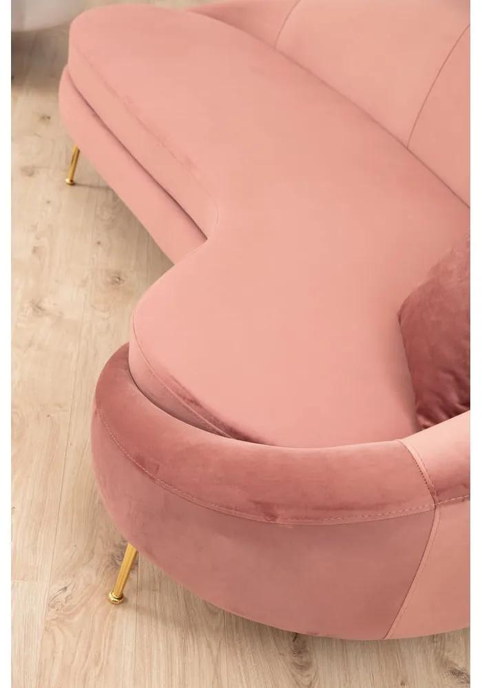 Divano rosa chiaro 255 cm Eses - Artie