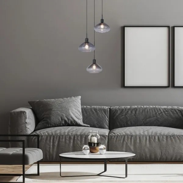 Rabalux 72023 - Lampadario a cavo DVORA 3xE27/40W/230V