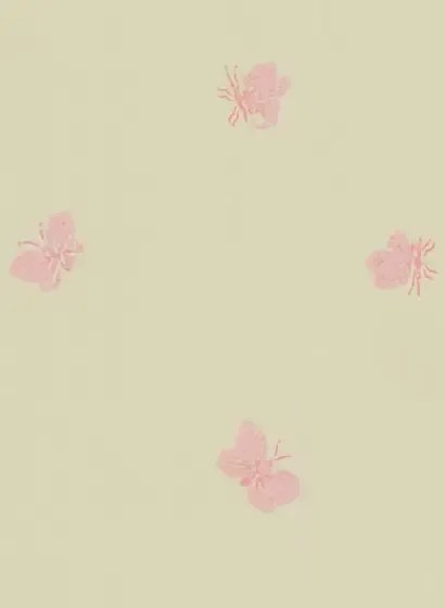Cole & Son Carta da parati Peaseblossom - Linen & Pink
