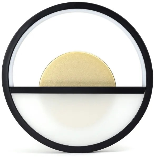 Aigostar - Applique a LED LED/13,5W/230V 6500K nero/oro