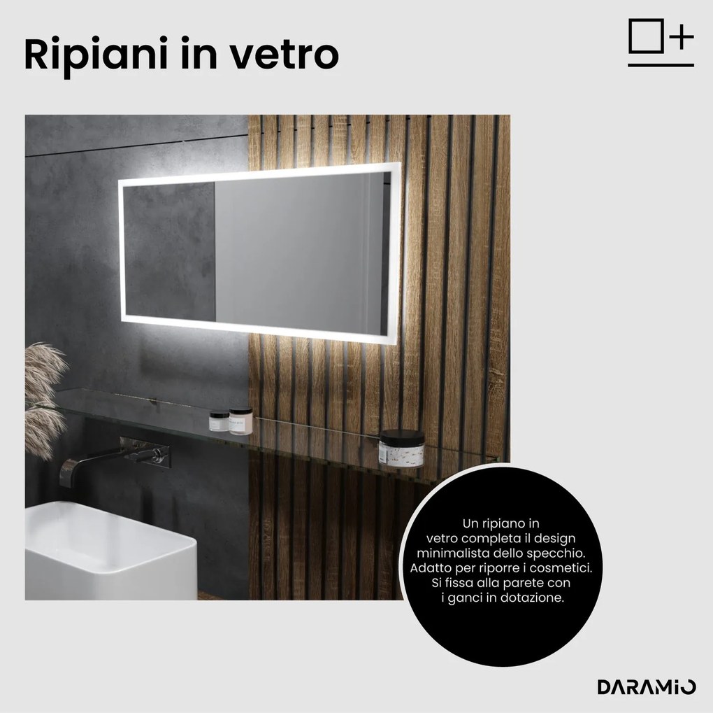 Specchio con luce LED F5