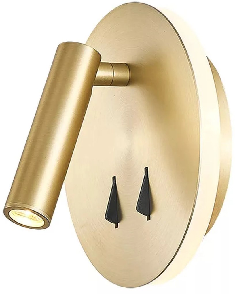 Mantra Cayman lampada da parete 1x6 W oro 7853