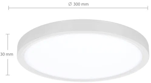 Brilagi -Luce LED dimmerabile ESTELA LED/36W/230V 3000-6500K ø 30 cm white+RC