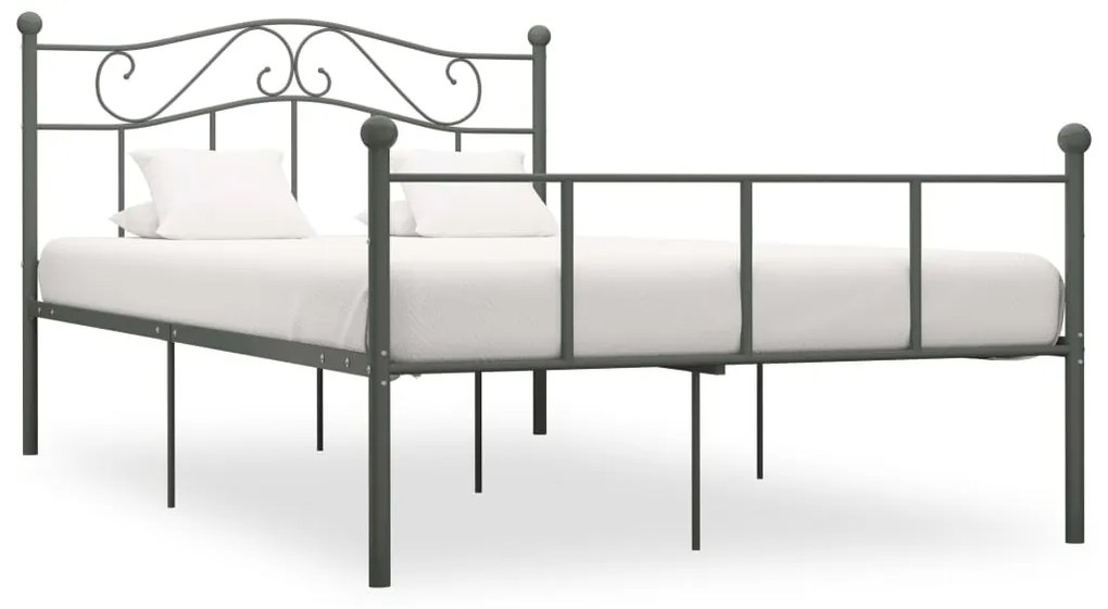 Giroletto Grigio İn Metallo 160x200 Cm /