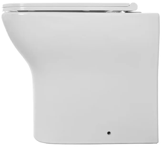 Copriwc originale serie Plana bianco lucido con chiusura soft-close