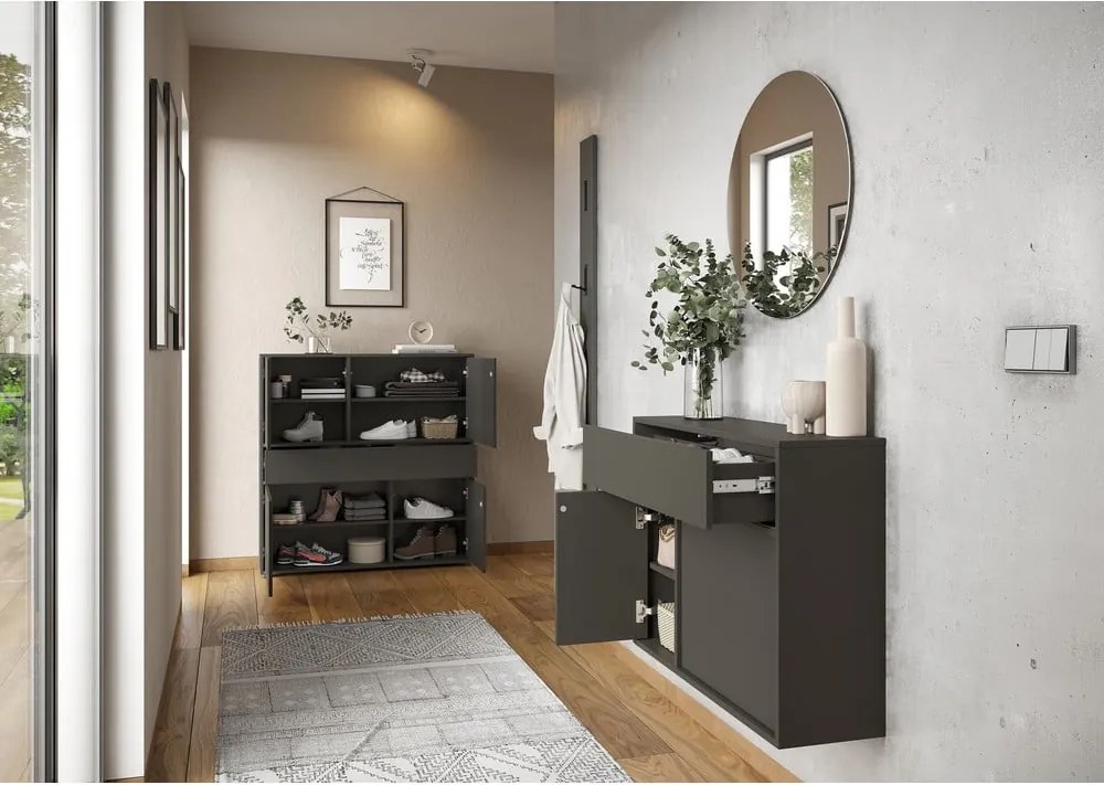 Armadietto color antracite 83x63x25 cm Ameca 2.0 – Germania