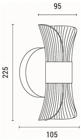 Applique a LED LED/8W/230V 3000K