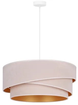 Duolla - Lampadario a sospensione con filo KOBO 1xE27/15W/230V diametro 45 cm color crema/oro