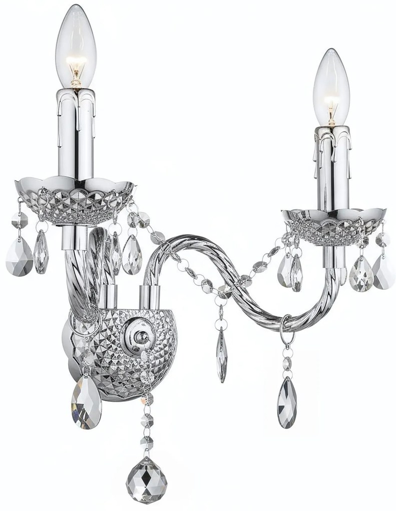 Lampada da parete EBT019-2W Chrome