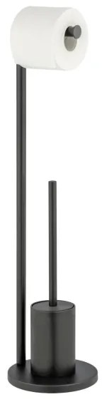 WENKO 25675100 - Set WC FERLA 18x69,5 cm nero