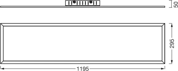 Osram - Pannello LED a montaggio superficiale PLANON LED/40W/230V 3000K 30x120 cm bianco