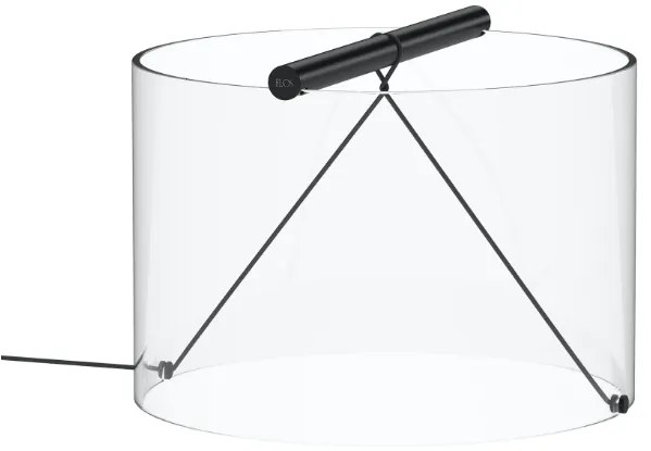 Flos To-tie T3 Lampada da tavolo a luce diffusa in Anodizzato Nero