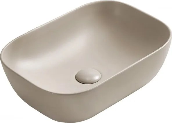 Mexen Rita lavabo da appoggio 45 x 32 cm, beige opaco - 21084566