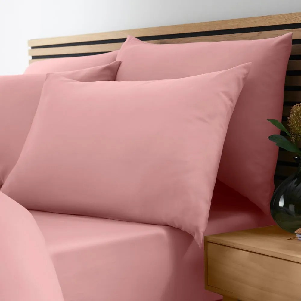 Lenzuolo con angoli rosa 135x190 cm So Soft Non-Iron – Catherine Lansfield