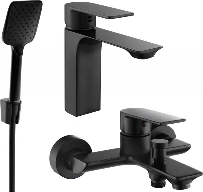 Mexen Alexa R62 set da bagno, nero - 71203R62-70