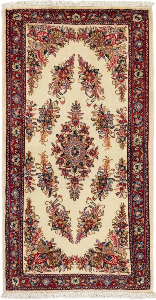 Sarouk Tappeto 70 x 130 (Iran) Annodato A Mano