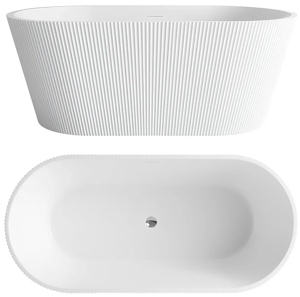 Vasca da bagno freestanding in acrilico OFELIA 170