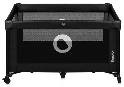 Lionelo - Lettino da viaggio STEFI Nero Carbonio