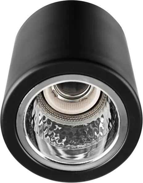 Faretto LED TACO 1xE27/15W/230V nero