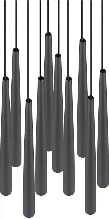 Lampadario LED nero ø 30 cm Cala – Trio Select