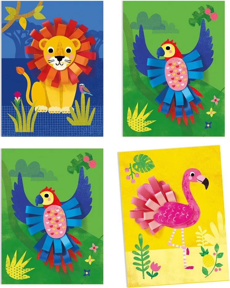 Collage per i più piccoli - animali adorabili