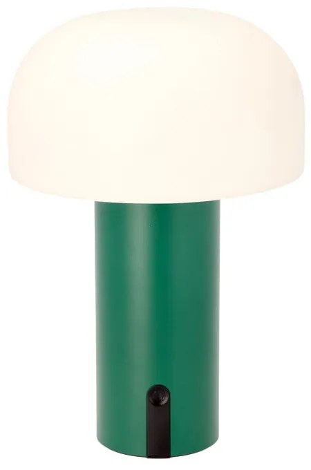 Lampada da tavolo a LED bianco/verde (altezza 22,5 cm) Styles - Villa Collection
