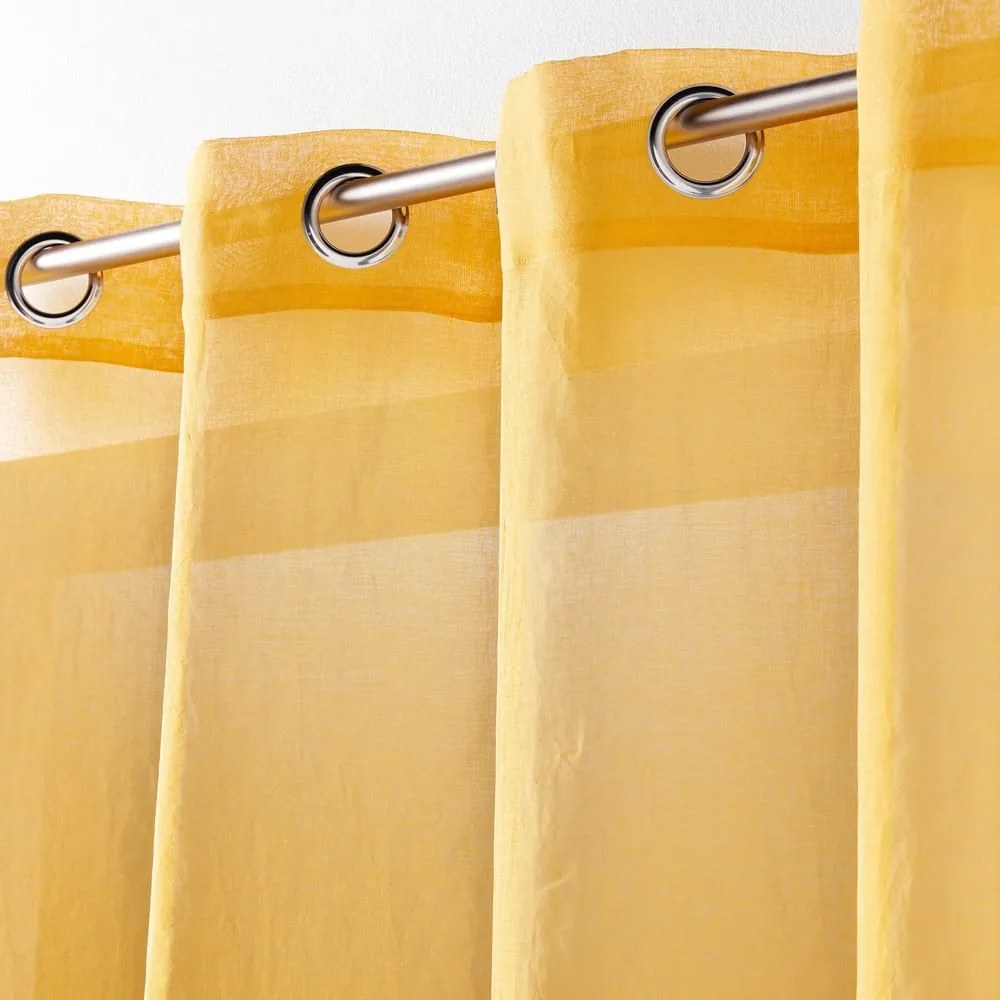 Tenda sottile gialla 140x280 cm Telma – douceur d'intérieur
