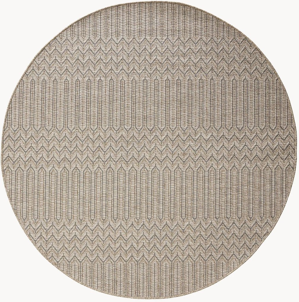 Tappeto rotondo da interno-esterno Naoto