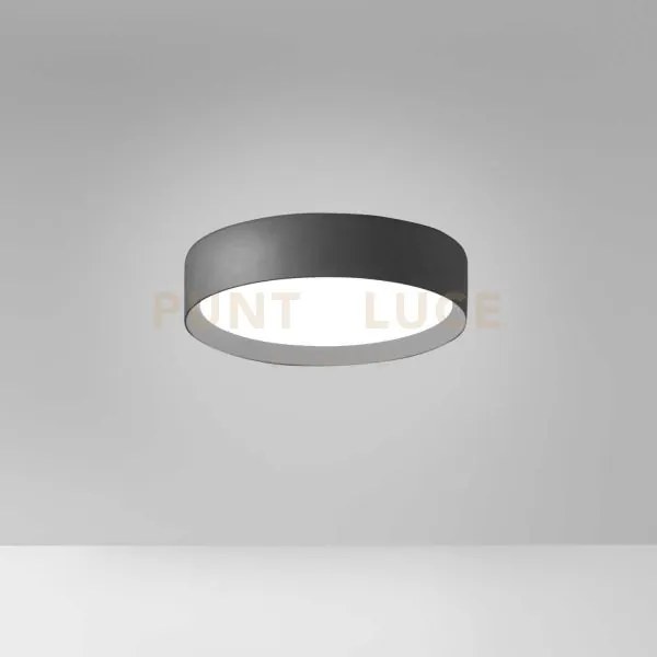 Ava p/p -plafoniera in alluminio nero a led 3000-4000k 1900-2000lm ...