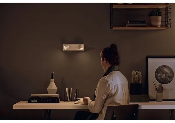 Philips 56242/31/P0 - Luce Spot a LED dimmerabile STAR 2xLED/4,5W/230V