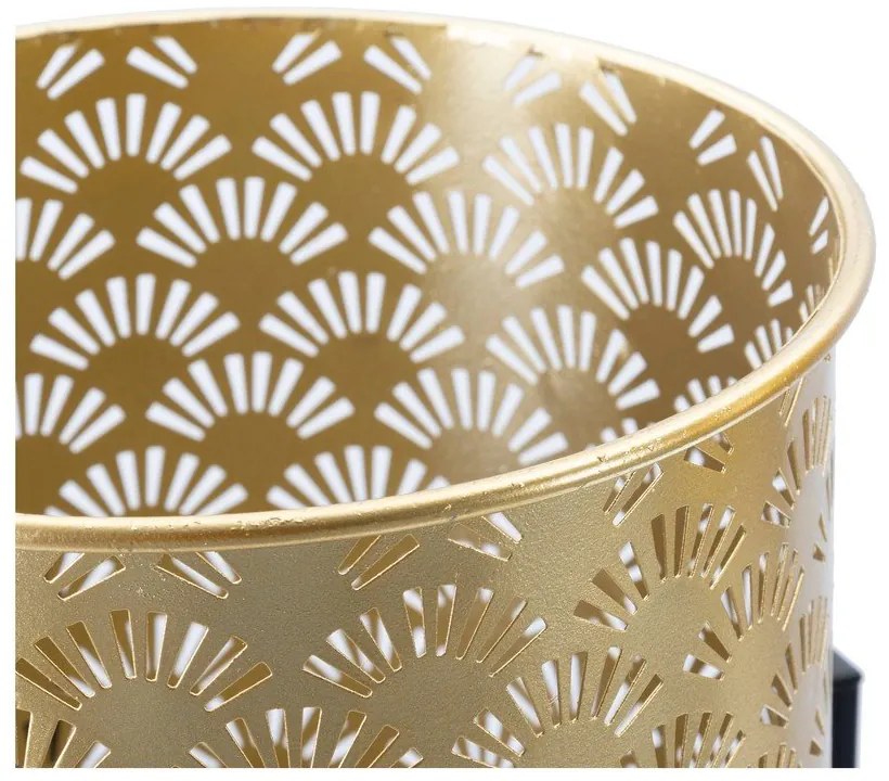 Set di 2 portavasi in oro, altezza 38 cm Glissy - Mauro Ferretti