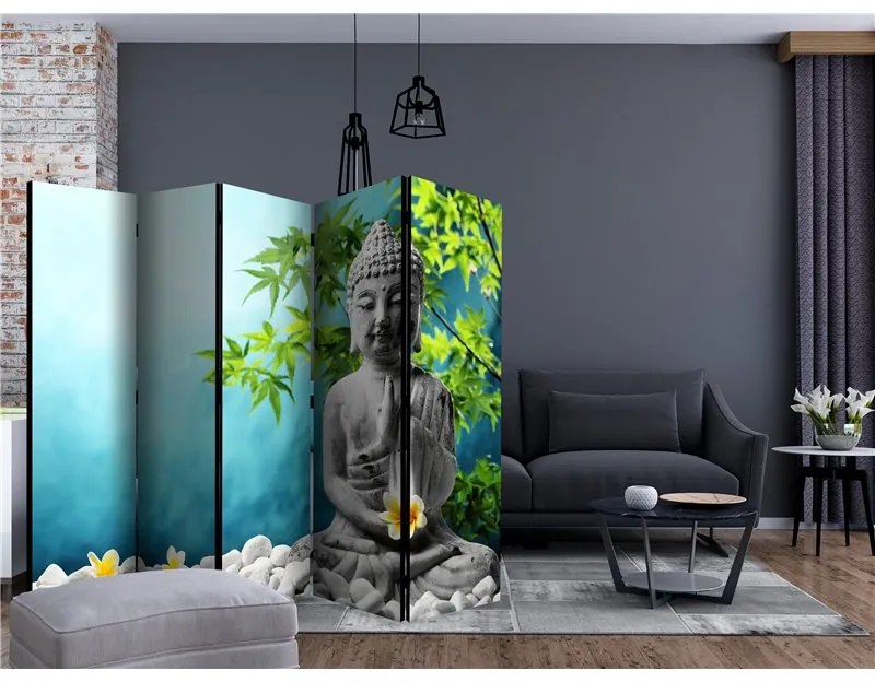 Paravento  Buddha: Beauty of Meditation II [Room Dividers]  Colore ---, Dimensioni e Misure 225x172