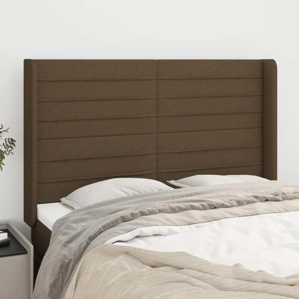 Testiera Ad Orecchio Marronescuro147x16x118/128cm İntessuto /
