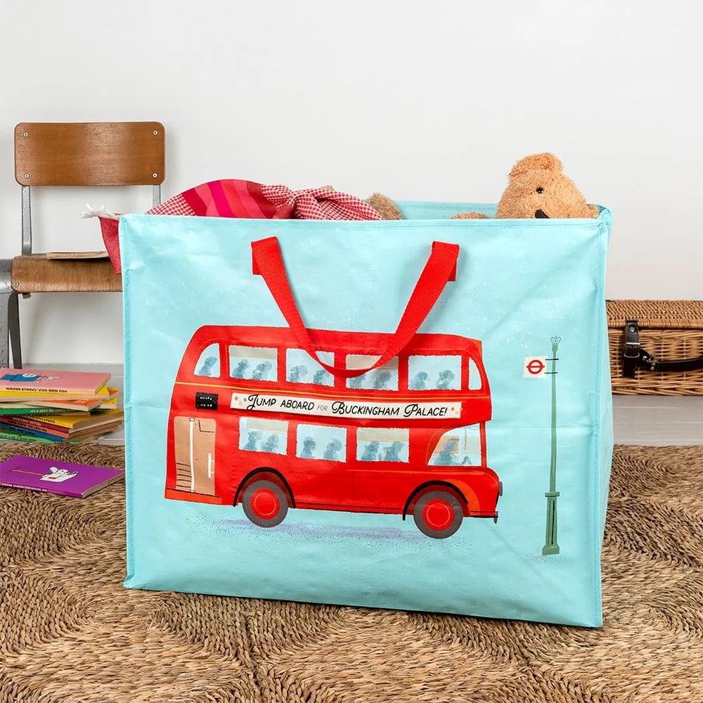 Organizer per vestiti in plastica riciclata 58x28x48 cm Routemaster Bus – Rex London