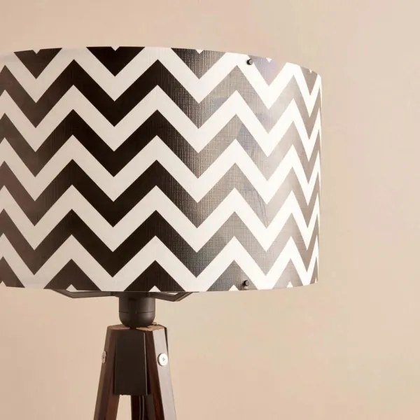 Lampada a piantana AYD 1xE27/40W/230V marrone/nero/bianco