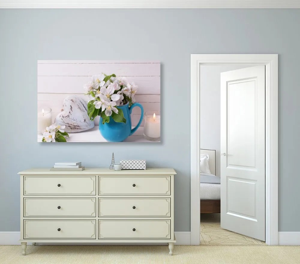 Quadro su tela – Fiori nel vaso