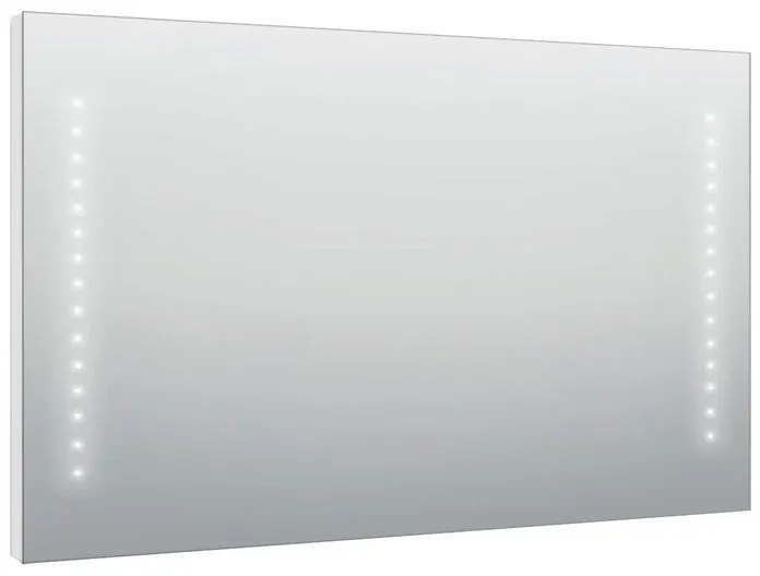 Specchio con illuminazione integrata bagno rettangolare Hollywood SENSEA L 120 x H 70 x P 2.5 cm