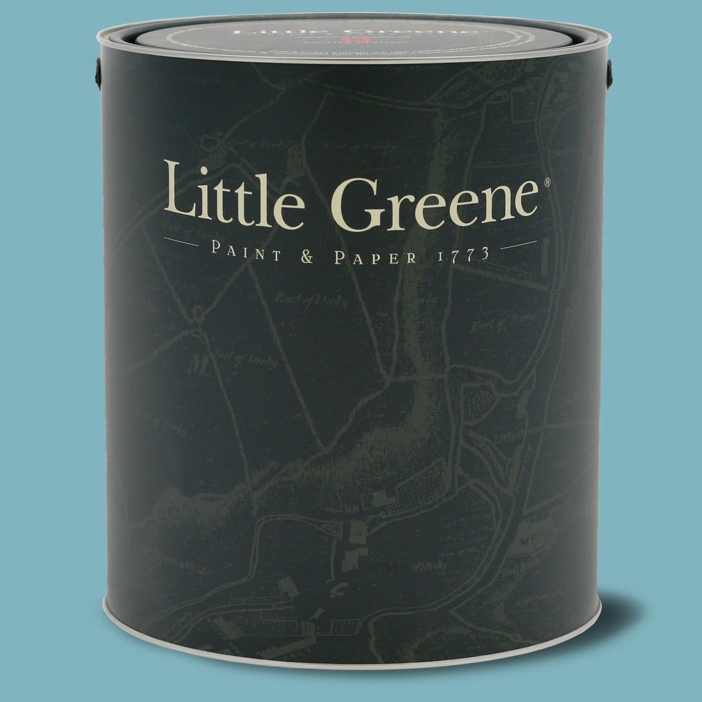 Little Greene Intelligent Satinwood Archive Colours - Tropez Blue 204 - 2,5l