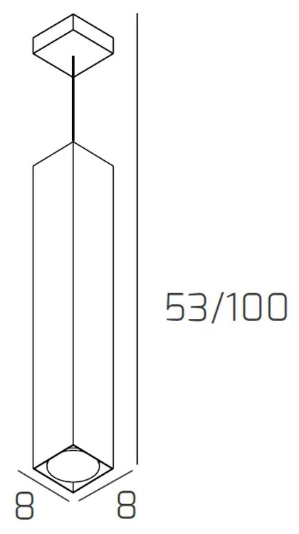 Sospensione Moderna Plate Metallo Sabbia 1 Luce Gx53 50Cm