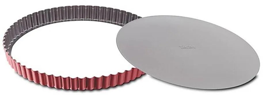 Tefal - Forma per torta con base rimovibile DELIBAKE 28 cm rosso