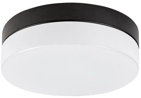 Rabalux 75025-Plafoniera LED da bagno GAELO LED/15W/230V diametro 23 cm nero