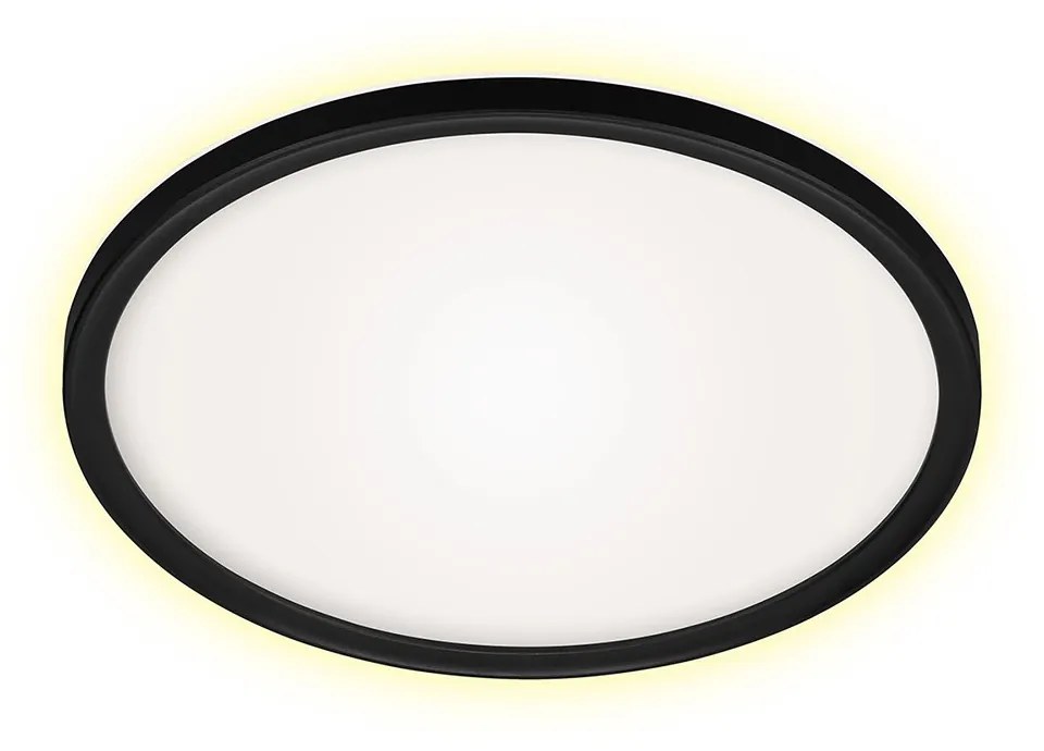 Plafoniera Moderna Slim Plastica Bianco Led 22W 4000K