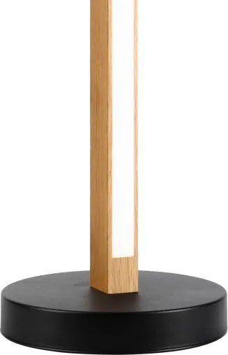 Lampada da tavolo LED VERDE LED/10W/230V 3000K rovere/nero