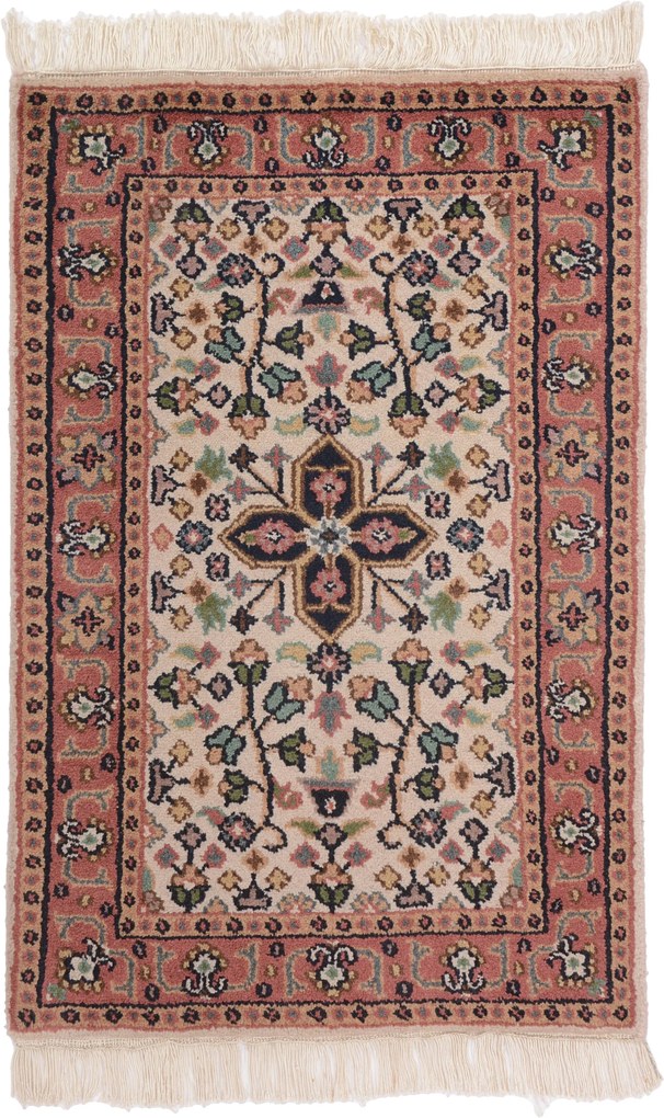 Persian Tappeto 60 x 90 (Indian) Annodato A Mano