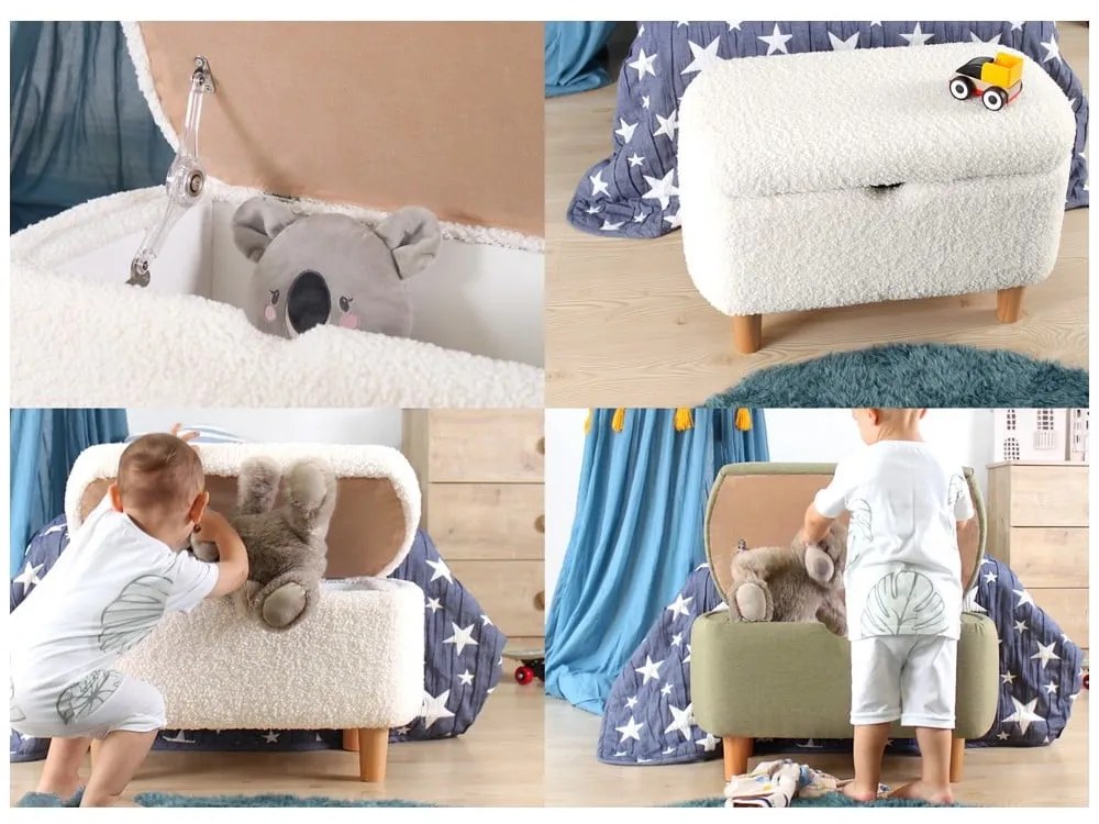 Pouf giallo per bambini Moouv - Artie