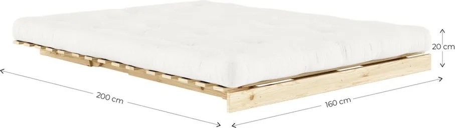 Divano letto verde 160 cm Roots - Karup Design