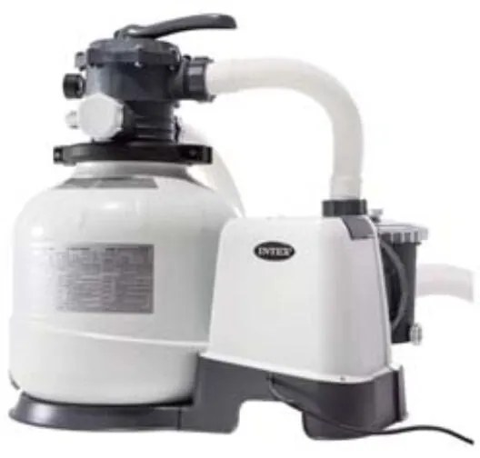 POMPA CON FILTRO A SABBIA PER PISCINE FINO A 54.368 LITRI peso kg.22,60 (26648) INTEX