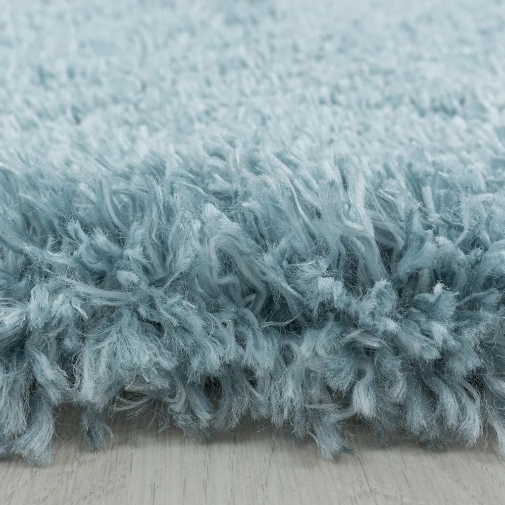 Tappeto rotondo blu ø 120 cm Fluffy - Ayyildiz Carpets