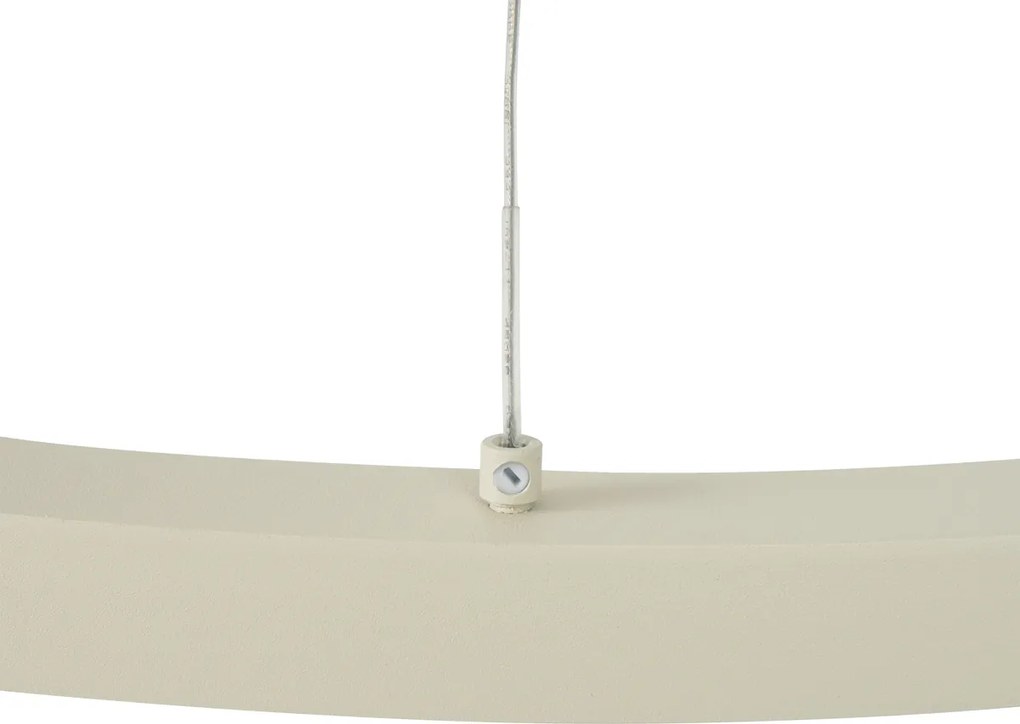 Lampada a Sospensione di Design Beige 60cm incl. LED Dimmerabile a 3 Livelli - Girello